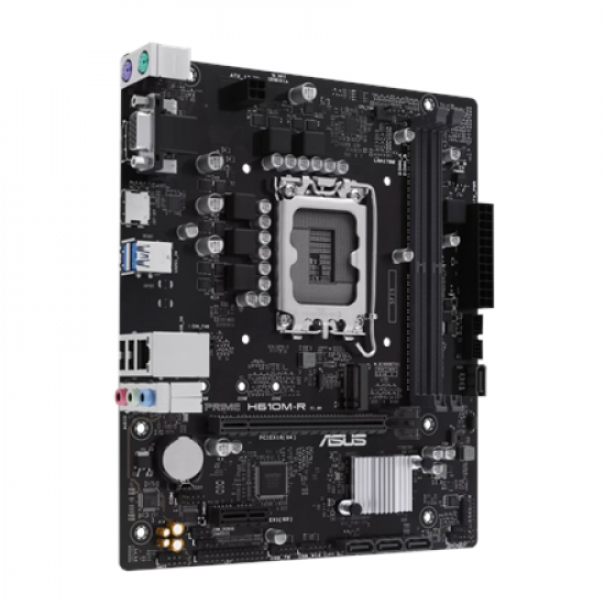 Asus | PRIME H610M-R-SI | Processor family Intel | Processor socket LGA1700 | DDR5 | Number of SATA connectors 4