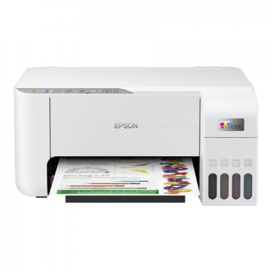 Epson Multifunctional Printer | EcoTank L3276 | Inkjet | Colour | 3-in-1 | A4 | Wi-Fi | White