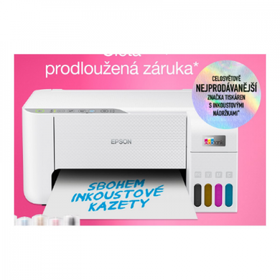 Epson Multifunctional Printer | EcoTank L3276 | Inkjet | Colour | 3-in-1 | A4 | Wi-Fi | White