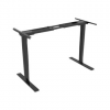 Electrically Height-Adjustable Table Frame, dual motor, 3 levels | 62-127 cm | Black