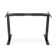 Electrically Height-Adjustable Table Frame, dual motor, 3 levels | 62-127 cm | Black