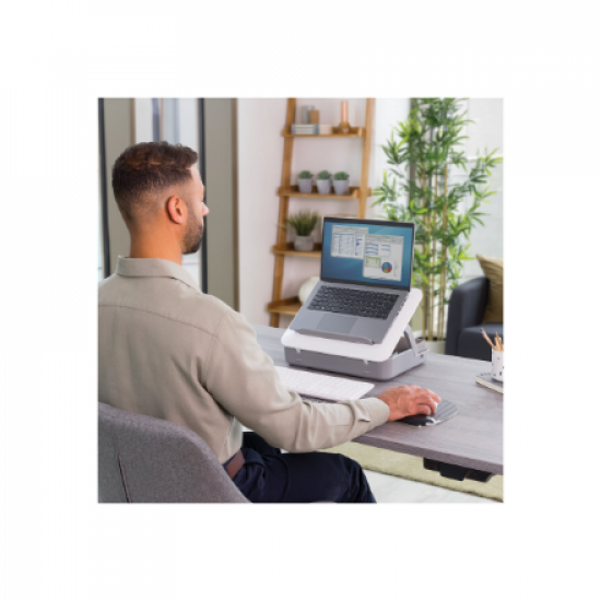 Fellowes | Breyta 2in1 Laptop Carry Case/Laptop Riser | White | 384 x 308 x 89 mm