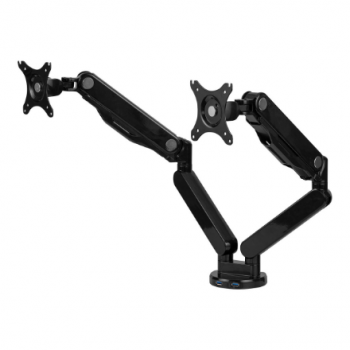 Fellowes | Platinum Series Dual Horizontal Monitor Arm | 8042501 | Black