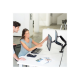 Fellowes | Platinum Series Dual Horizontal Monitor Arm | 8042501 | Black