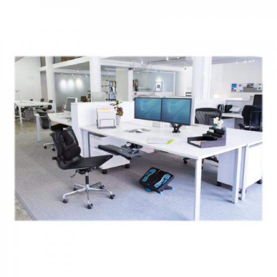 Fellowes | Platinum Series Dual Horizontal Monitor Arm | 8042501 | Black