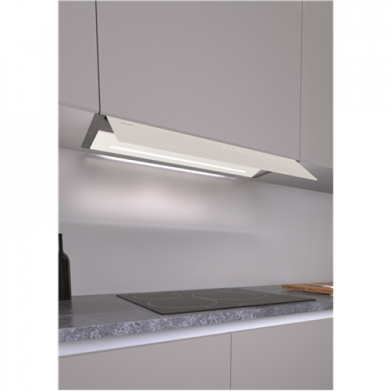 CATA | Hood | RENOVA PURE AIR MNV90 GWH | Canopy | Width 90 cm | Mechanical control | LED | Stainless steel