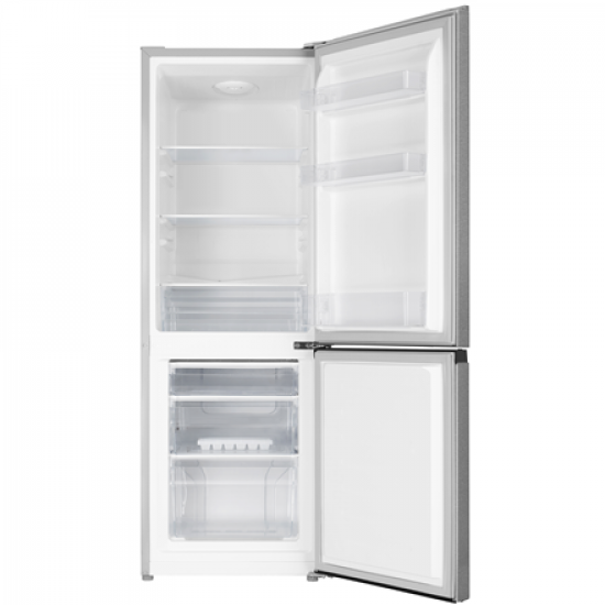 Gorenje | Refrigerator | RK14EPS4 | Energy efficiency class E | Free standing | Combi | Height 143 cm | Fridge net capacity 122 L | Freezer net capacity 53 L | 39 dB | Silver