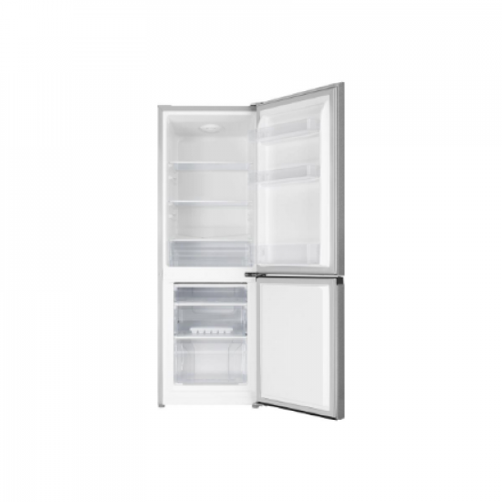 Gorenje | Refrigerator | RK14EPS4 | Energy efficiency class E | Free standing | Combi | Height 143 cm | Fridge net capacity 122 L | Freezer net capacity 53 L | 39 dB | Silver