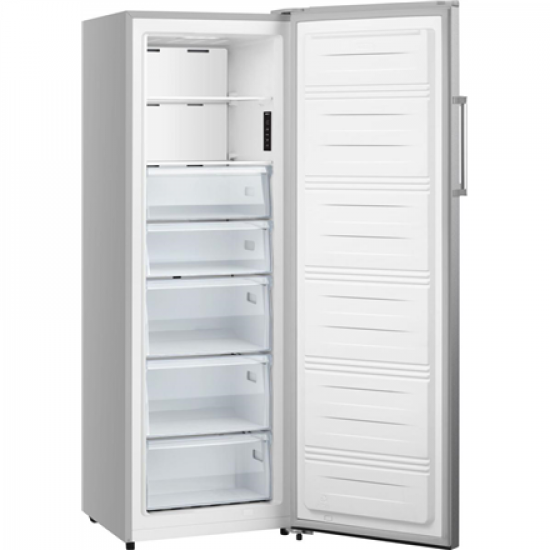 Gorenje | Freezer | FN617EES5 | Energy efficiency class E | Upright | Free standing | Height 172 cm | Total net capacity 240 L | No Frost system | Display | Stainless Steel