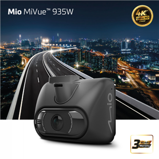 Mio MiVue 935W | GPS | Wi-Fi | Dash Cam | Audio recorder