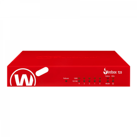 WatchGuard Firebox T25 with 1-yr Basic Security Suite | WGT25031