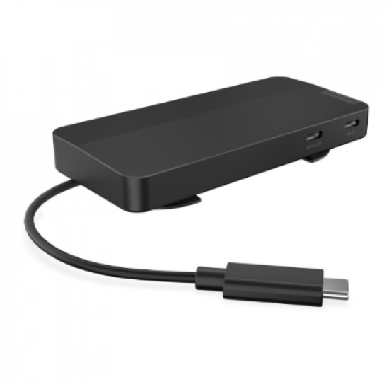 Lenovo | USB-C Dual Display Travel Dock w/o Adapter | 40B90000WW | Ethernet LAN (RJ-45) ports 1 | USB 3.0 (3.1 Gen 1) ports quantity 1 x USB-A 10 Gbps, 2 x USB-C 10 Gbps | HDMI ports quantity 1 | 65 W | Warranty 36 month(s)