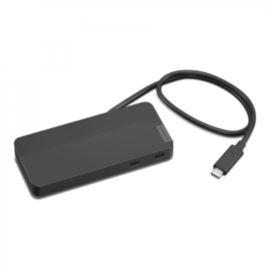 Lenovo | USB-C Dual Display Travel Dock with Adapter | 40B90100EU | Ethernet LAN (RJ-45) ports 1 | DisplayPorts quantity 1 | USB 3.0 (3.1 Gen 1) ports quantity 1 x USB-A 10 Gbps, 2 x USB-C 10 Gbps | HDMI ports quantity 1 | 65 W | Warranty 36 month(s)