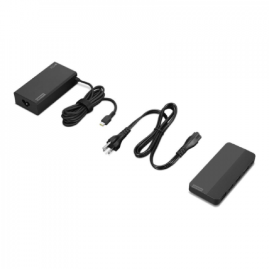 Lenovo | USB-C Dual Display Travel Dock with Adapter | 40B90100EU | Ethernet LAN (RJ-45) ports 1 | DisplayPorts quantity 1 | USB 3.0 (3.1 Gen 1) ports quantity 1 x USB-A 10 Gbps, 2 x USB-C 10 Gbps | HDMI ports quantity 1 | 65 W | Warranty 36 month(s)