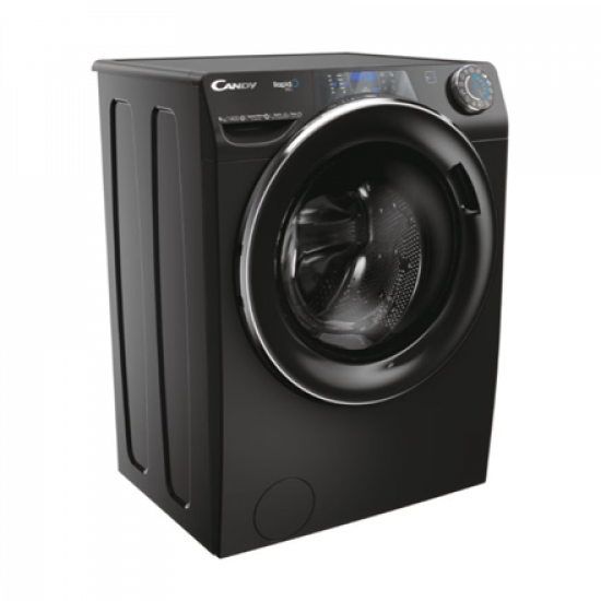 Candy | Washing Machine | RP 496BWMBCB/1-S | Energy efficiency class A | Front loading | Washing capacity 9 kg | 1400 RPM | Depth 53 cm | Width 60 cm | Display | TFT | Steam function | Wi-Fi | Glossy Black