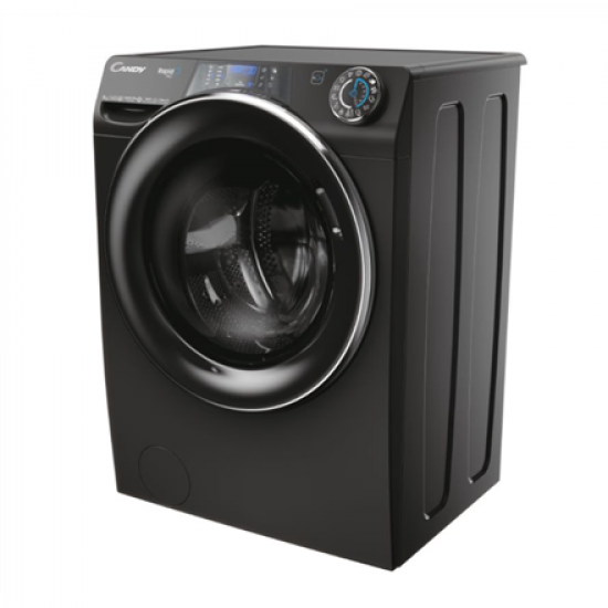 Candy | Washing Machine | RP 496BWMBCB/1-S | Energy efficiency class A | Front loading | Washing capacity 9 kg | 1400 RPM | Depth 53 cm | Width 60 cm | Display | TFT | Steam function | Wi-Fi | Glossy Black