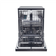 Dishwasher | CF 5C6F0B | Free standing | Width 59.7 cm | Number of place settings 15 | Number of programs 8 | Energy efficiency class C | Display | Black