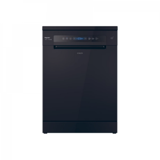 Dishwasher | CF 5C6F0B | Free standing | Width 59.7 cm | Number of place settings 15 | Number of programs 8 | Energy efficiency class C | Display | Black