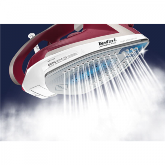 TEFAL | FV6810E0 Ultragliss Plus | Steam Iron | 2800 W | Water tank capacity 270 ml | Continuous steam 50 g/min | Steam boost performance 250 g/min | Red/White