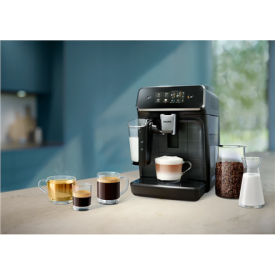 Philips | Espresso Coffee Maker | EP2334/10 | Pump pressure 15 bar | Built-in milk frother | Fully Automatic | 1500 W | Black