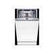 Dishwasher | SPV6ZMX17E | Built-in | Width 45 cm | Number of place settings 10 | Number of programs 6 | Energy efficiency class C | Display | White