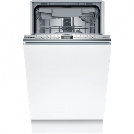 Dishwasher | SPV4HMX10E | Built-in | Width 45 cm | Number of place settings 10 | Number of programs 6 | Energy efficiency class E | Display | AquaStop function | White