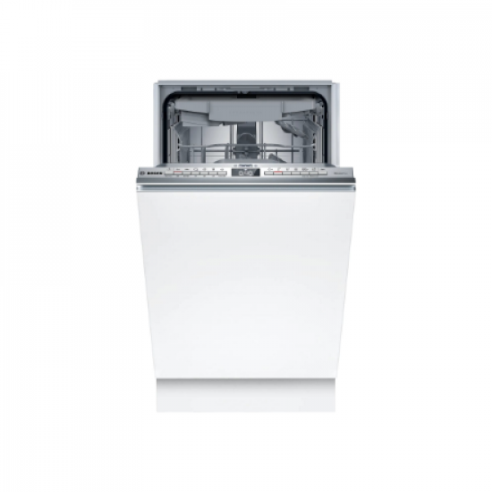 Dishwasher | SPV4HMX10E | Built-in | Width 45 cm | Number of place settings 10 | Number of programs 6 | Energy efficiency class E | Display | AquaStop function | White