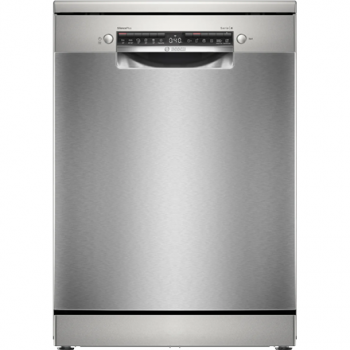 Dishwasher | SMS4EMI06E | Free standing | Width 60 cm | Number of place settings 14 | Number of programs 6 | Energy efficiency class B | Display | AquaStop function | Silver inox