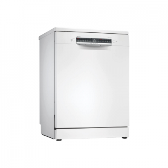 Dishwasher | SMS4EMW06E | Free standing | Width 60 cm | Number of place settings 14 | Number of programs 6 | Energy efficiency class B | Display | AquaStop function | White