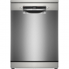 Dishwasher | SMS4HVI00E | Free standing | Width 60 cm | Number of place settings 14 | Number of programs 6 | Energy efficiency class D | Display | AquaStop function | Silver inox