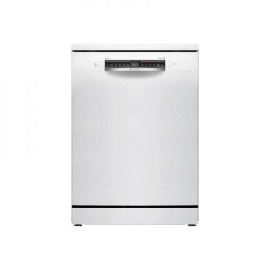 Dishwasher | SMS4HVW00E | Free standing | Width 60 cm | Number of place settings 14 | Number of programs 6 | Energy efficiency class D | Display | AquaStop function | White