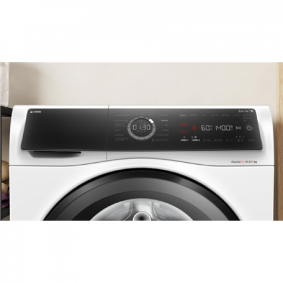 Bosch | Washing Machine with Dryer | WNC254A0SN | Energy efficiency class D | Front loading | Washing capacity 10.5 kg | 1400 RPM | Depth 62 cm | Width 60 cm | Display | LED | Drying system | Drying capacity 6 kg | Steam function | White