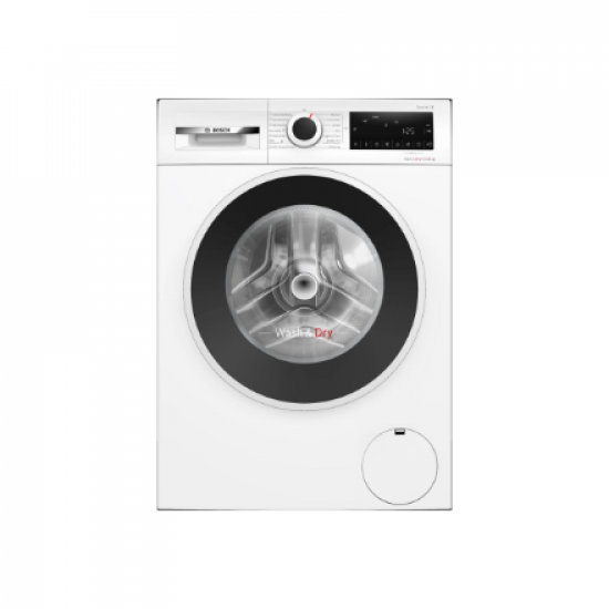 Bosch | Washing Machine with Dryer | WNG2540LSN | Energy efficiency class D | Front loading | Washing capacity 10.5 kg | 1400 RPM | Depth 64 cm | Width 60 cm | Display | LCD | Drying system | Drying capacity 6 kg | Steam function | White