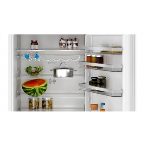 Bosch Refrigerator | KBN96VSE0 | Energy efficiency class E | Built-in | Combi | Height 193.5 cm | No Frost system | Fridge net capacity 285 L | Freezer net capacity 98 L | 34 dB | White