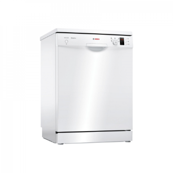 Dishwasher | SMS25AW05E | Free standing | Width 60 cm | Number of place settings 12 | Number of programs 5 | Energy efficiency class E | Display | AquaStop function | White