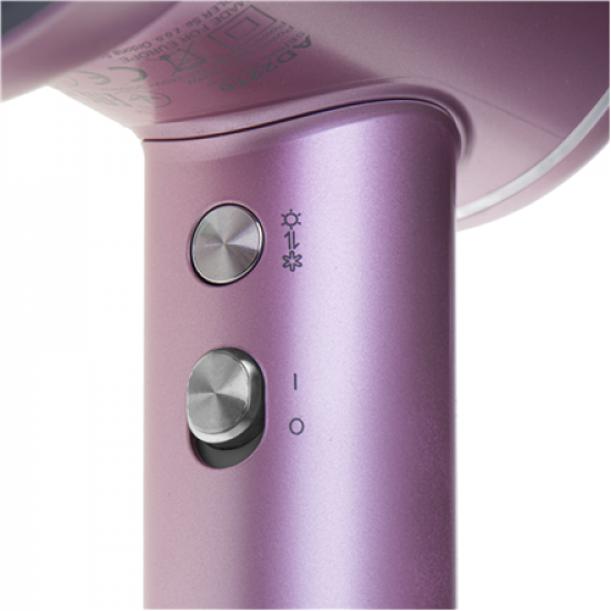 Adler Hair Dryer | AD 2270p SUPERSPEED | 1600 W | Number of temperature settings 3 | Ionic function | Diffuser nozzle | Pink