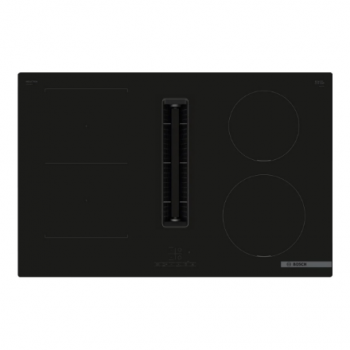 Bosch | PVS811B16E | Induction hob with integrated ventilation system | 80 cm | Number of burners/cooking zones 4 | B | Black | Touch