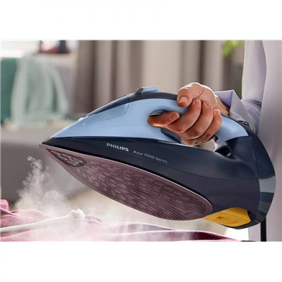 Philips DST7041/20 | Steam Iron | 2800 W | Water tank capacity 300 ml | Continuous steam 50 g/min | Steam boost performance 250 g/min | Blue