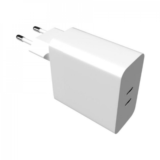 Fixed | Dual USB-C Mains Charger, PD support, 65W