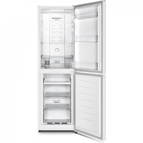 Gorenje Refrigerator | NRK418ECW4 | Energy efficiency class E | Free standing | Combi | Height 182.4 cm | No Frost system | Fridge net capacity 171 L | Freezer net capacity 85 L | 41 dB | White