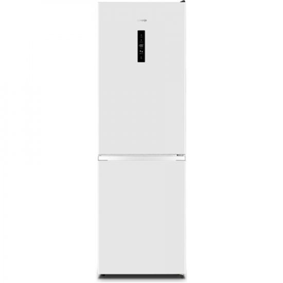 Gorenje N619EAW4 | Energy efficiency class E | Free standing | Combi | Height 186 cm | No Frost system | Fridge net capacity 207 L | Freezer net capacity 97 L | Display | 39 dB | White