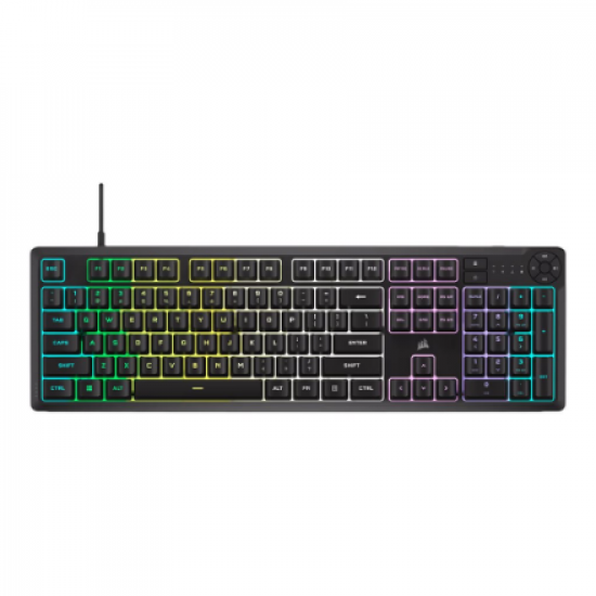 Corsair K55 CORE RGB | Gaming keyboard | Wired | NA | Black | USB 2.0 Type-A