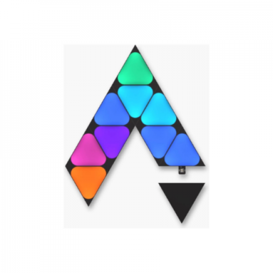 Nanoleaf Shapes Black Mini Triangles Expansion Pack (10 panels)