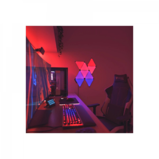 Nanoleaf Shapes Black Mini Triangles Expansion Pack (10 panels)