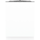 Dishwasher | GV643E90 | Built-in | Width 60 cm | Number of place settings 16 | Number of programs 6 | Energy efficiency class E | Display | AquaStop function | White