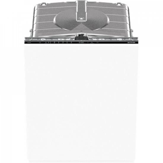 Dishwasher | GV643E90 | Built-in | Width 60 cm | Number of place settings 16 | Number of programs 6 | Energy efficiency class E | Display | AquaStop function | White
