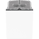 Dishwasher | GV643E90 | Built-in | Width 60 cm | Number of place settings 16 | Number of programs 6 | Energy efficiency class E | Display | AquaStop function | White