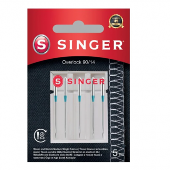 Singer | Overlock Needle 90/14 5PK, 5 pcs
