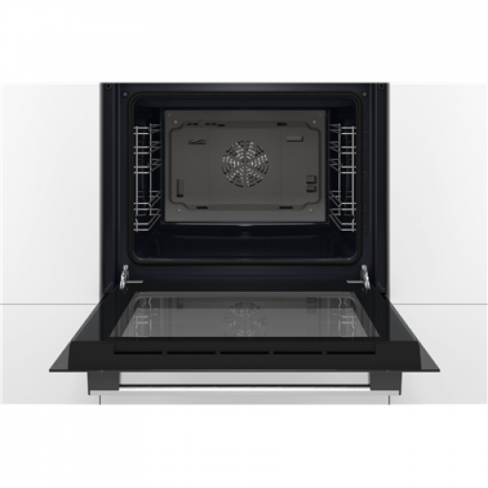 Bosch | Oven | HBF133BA0 | 66 L | Electric | EcoClean | Knobs | Height 59.5 cm | Width 59.4 cm | Black