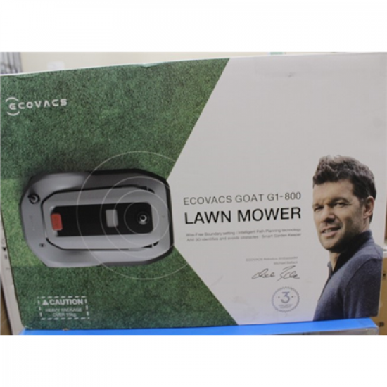 SALE OUT. Ecovacs | Lawn Mower | GOAT G1-800 | Mowing Area 800 m² | WiFi APP Yes | Maximum Incline 45 % | Waterproof IPX4 | 59 dB | 4000 mAh | DAMAGED PACKAGING, UNPACKED